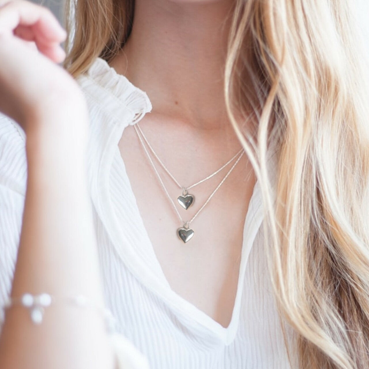 Heart Necklace & Anniversary Gift Card