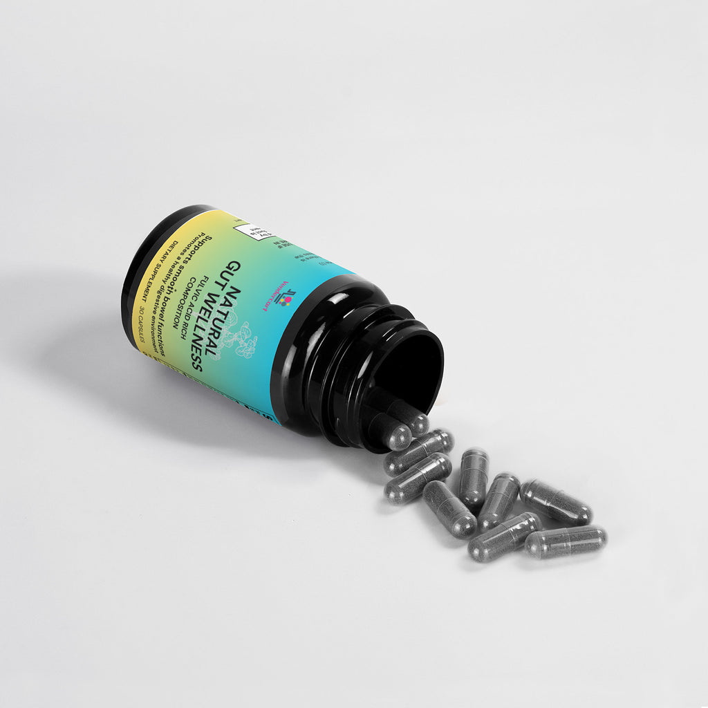 Natural Gut Wellness Capsules with Fulvic Acid