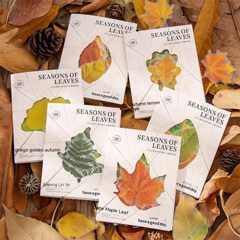 Retro Botanical Sticker Sheets | 100 Sheets | Autumn Nature & Leaf Designs