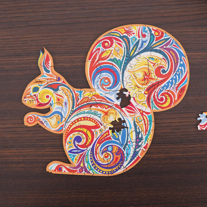 DIY Wooden Puzzles Animal