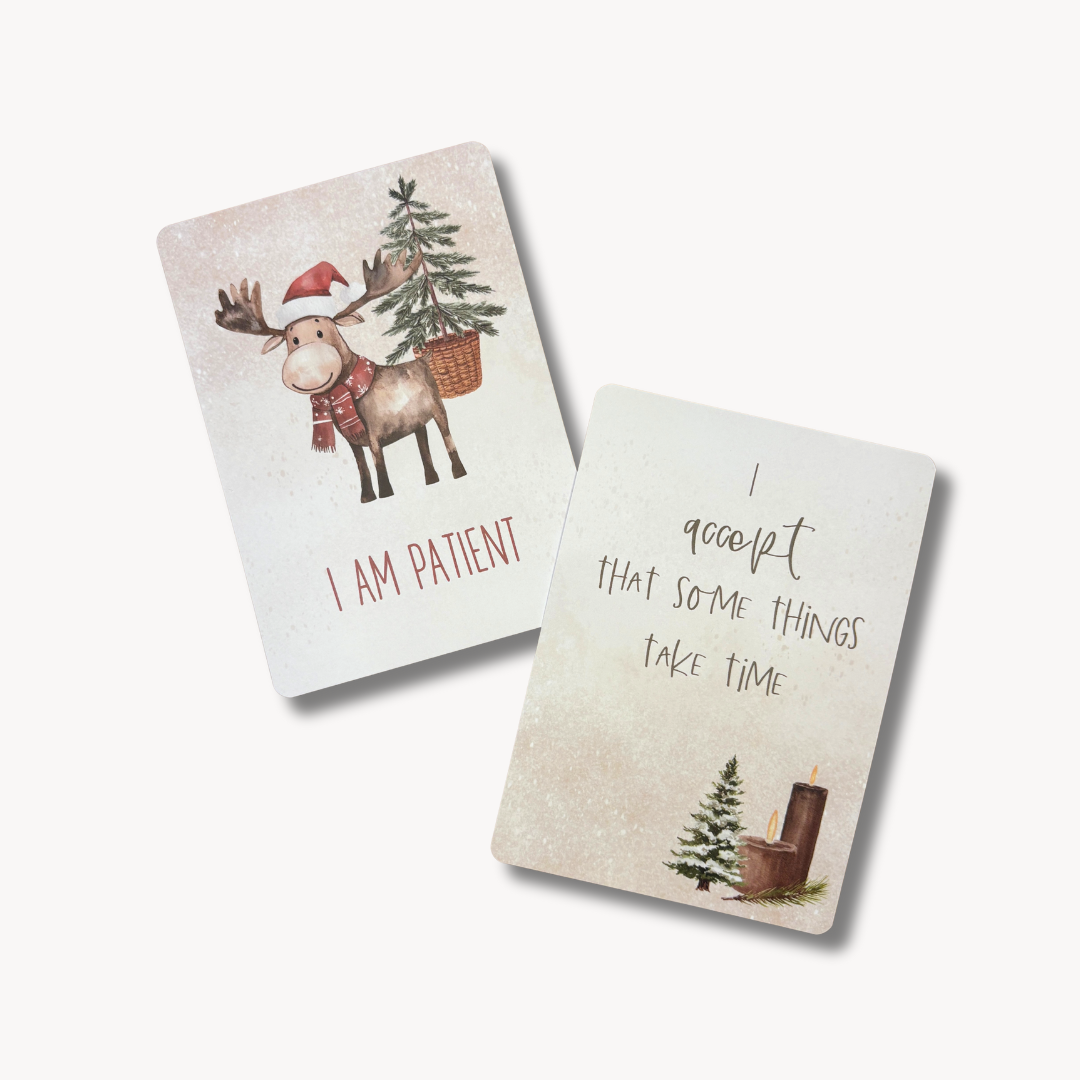 Festive Affirmation Cards | 25 Cards | Adults & Children