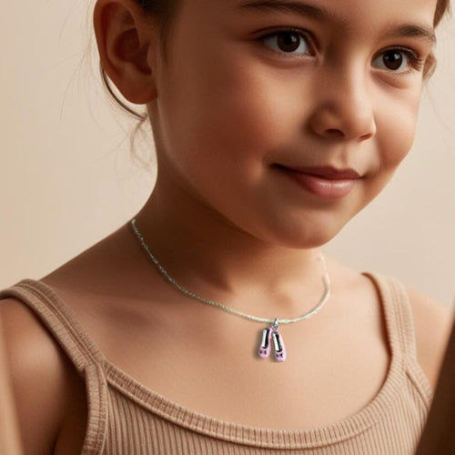 Ballet Shoes Necklace & Jewellery Box Gift