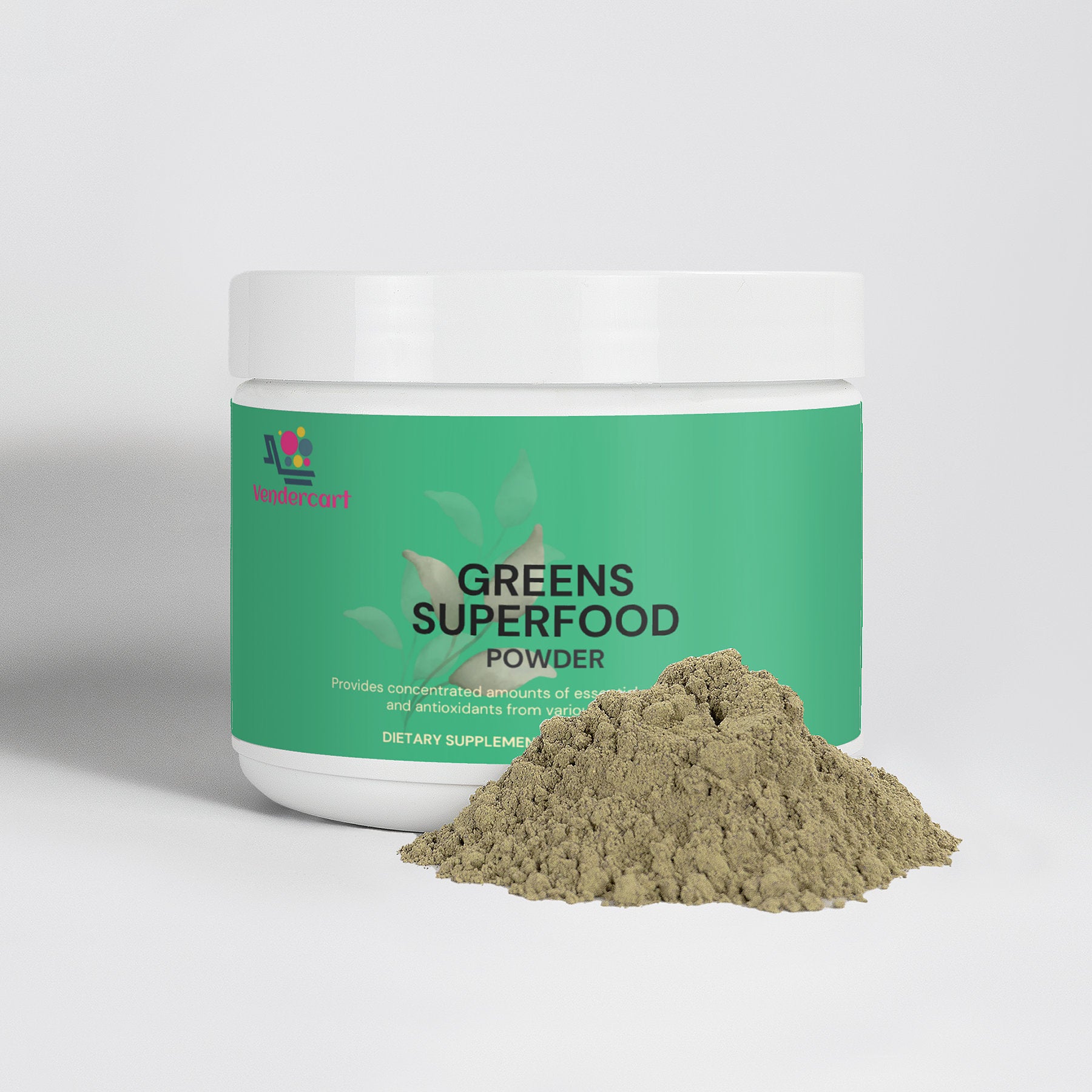 Plant-Powered Greens Powder Supplement