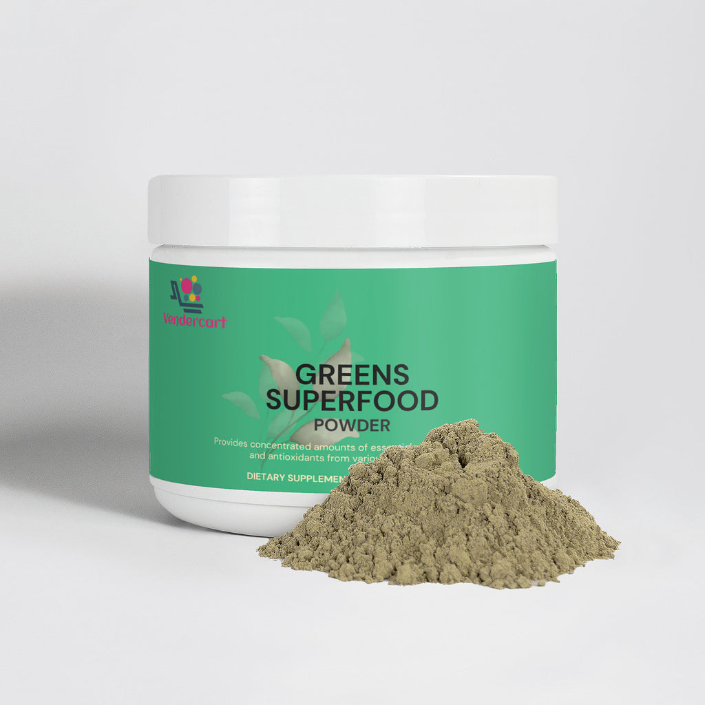 Plant-Powered Greens Powder Supplement