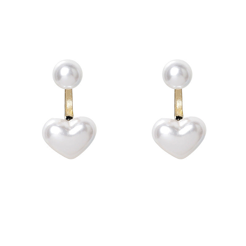 Boucles d'oreilles clous perle d'amour
