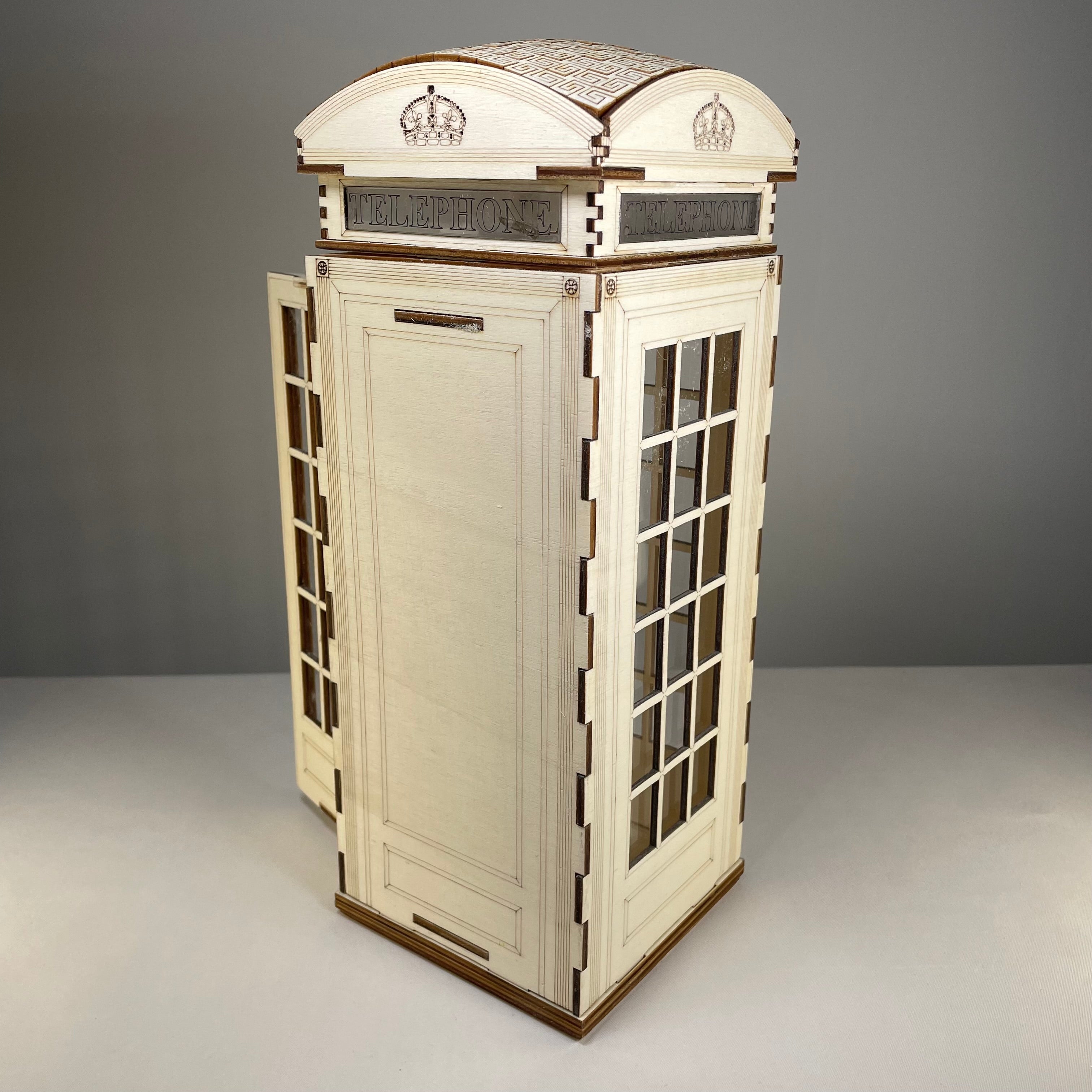 Lampe Cabine Téléphonique - Modèle Pré-Assemblé par Curious Rabbit ®