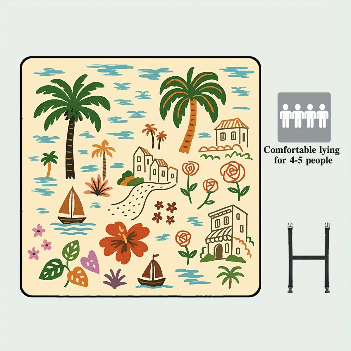 Extra Large Foldable Picnic Blanket