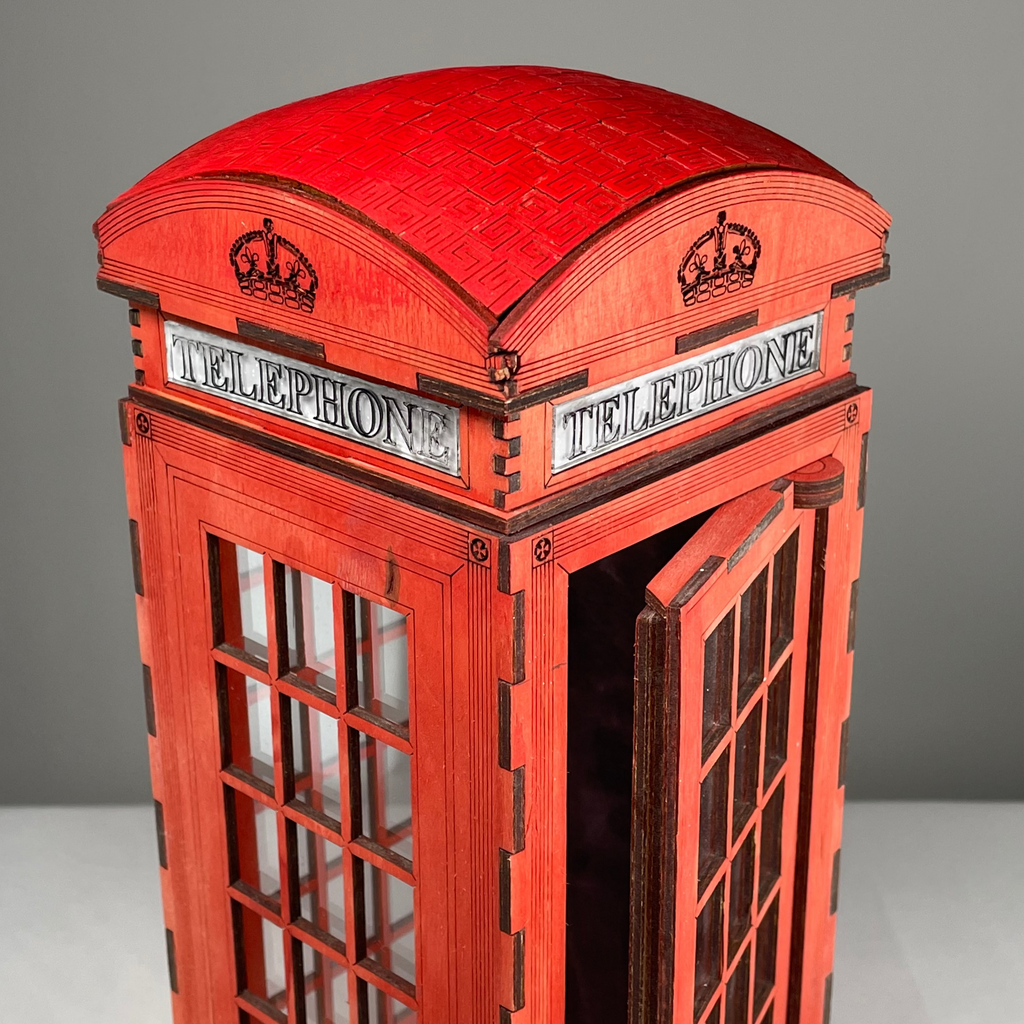 Lampe Cabine Téléphonique - Modèle Pré-Assemblé par Curious Rabbit ®