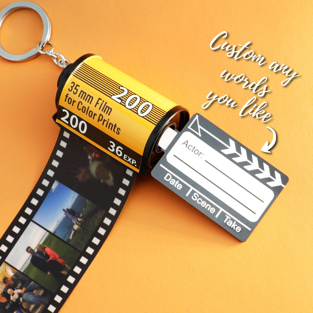 DIY Memory Film Photo Keychain
