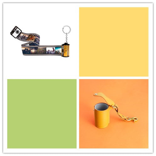 DIY Memory Film Photo Keychain