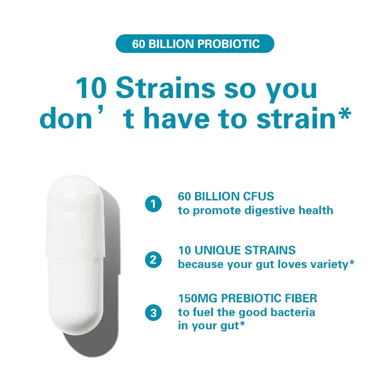 BSYS 60 Billion CFU Probiotic Capsules
