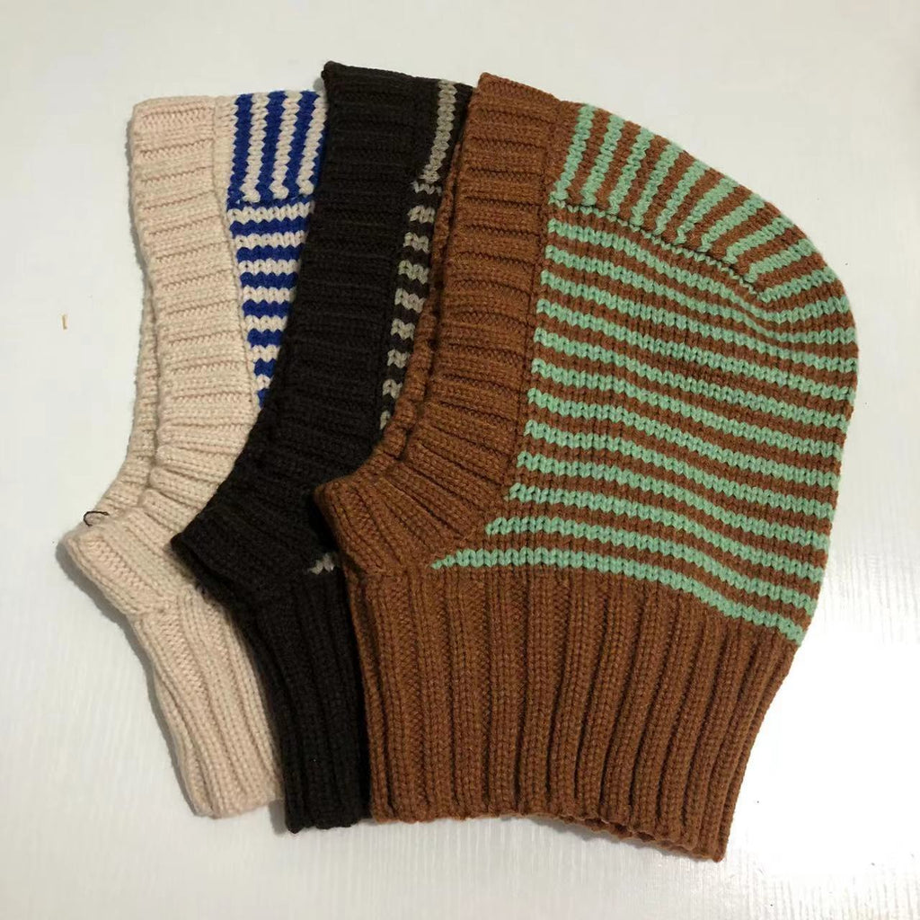 Bonnet en tricot pull-over