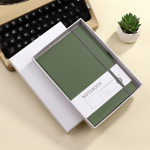 A5 PU Cloth Pattern Notebook | 200 Pages | Lined, Dotted & Grid Options
