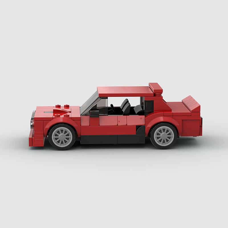 Red Sports Car Building Blocks Model
