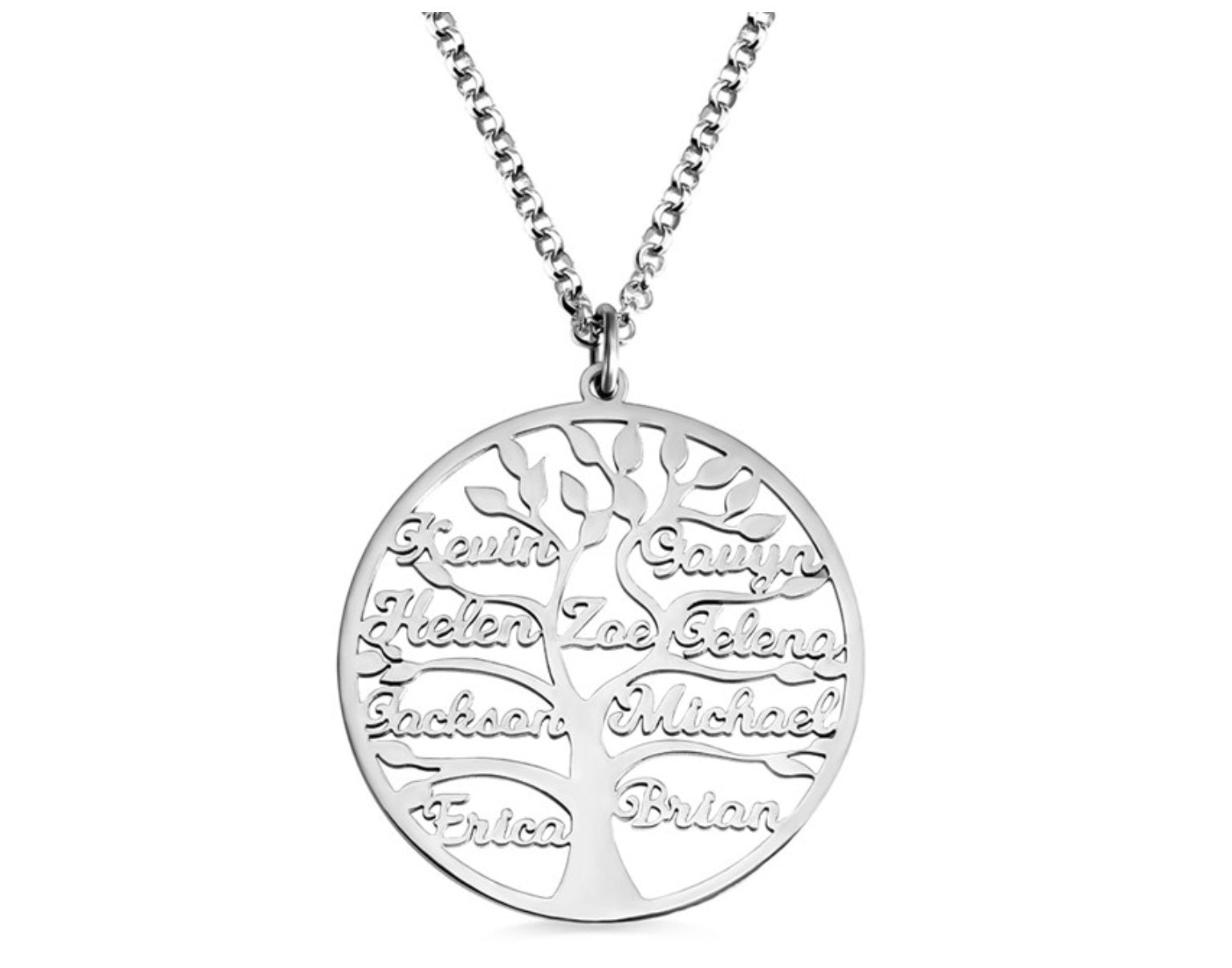 Collier pendentif Arbre de Vie personnalisé