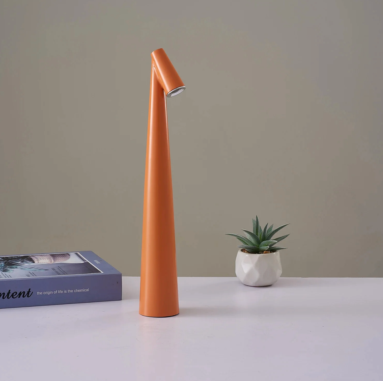 Wireless LED Table Lamp with Touch Dimming Function