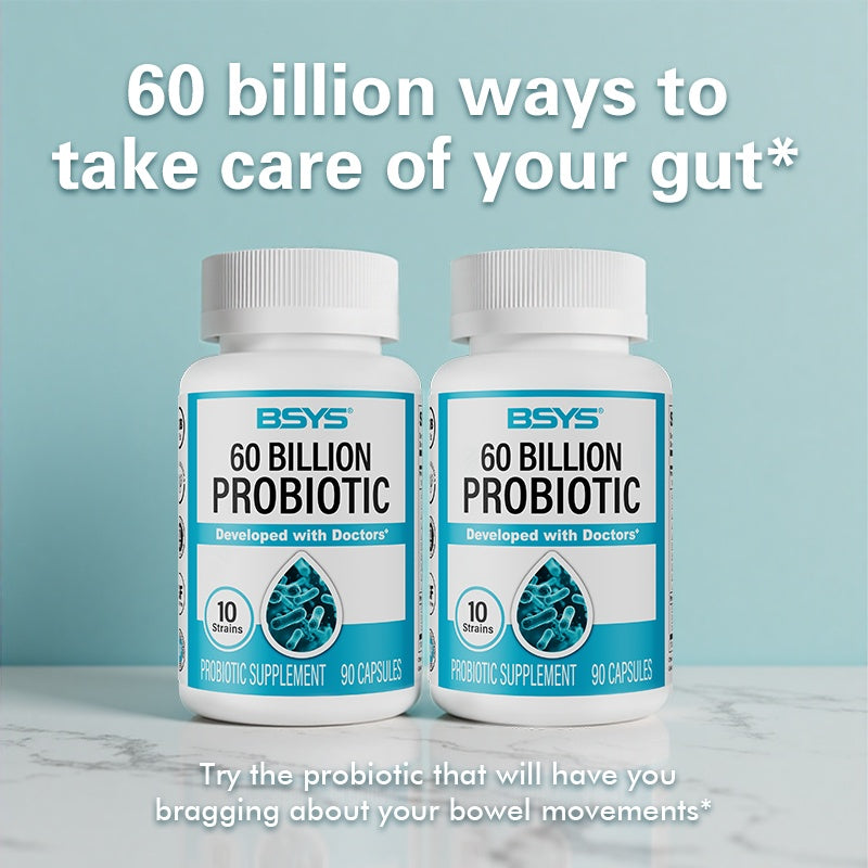 BSYS 60 Billion CFU Probiotic Capsules
