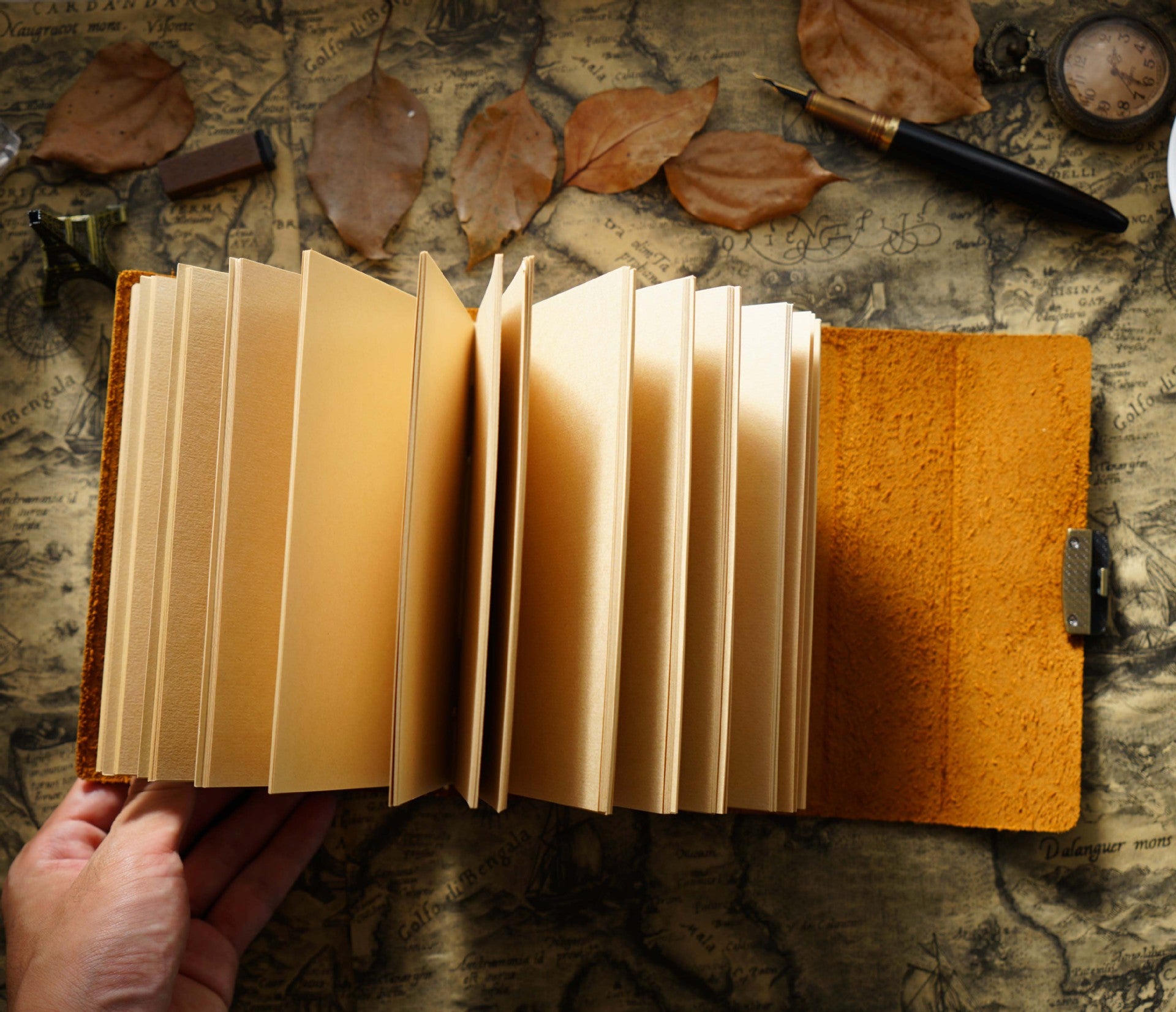 Vintage Journal Cowhide Notebook