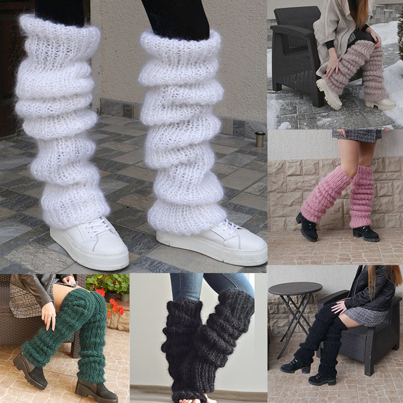 Chaussettes hautes en mohair