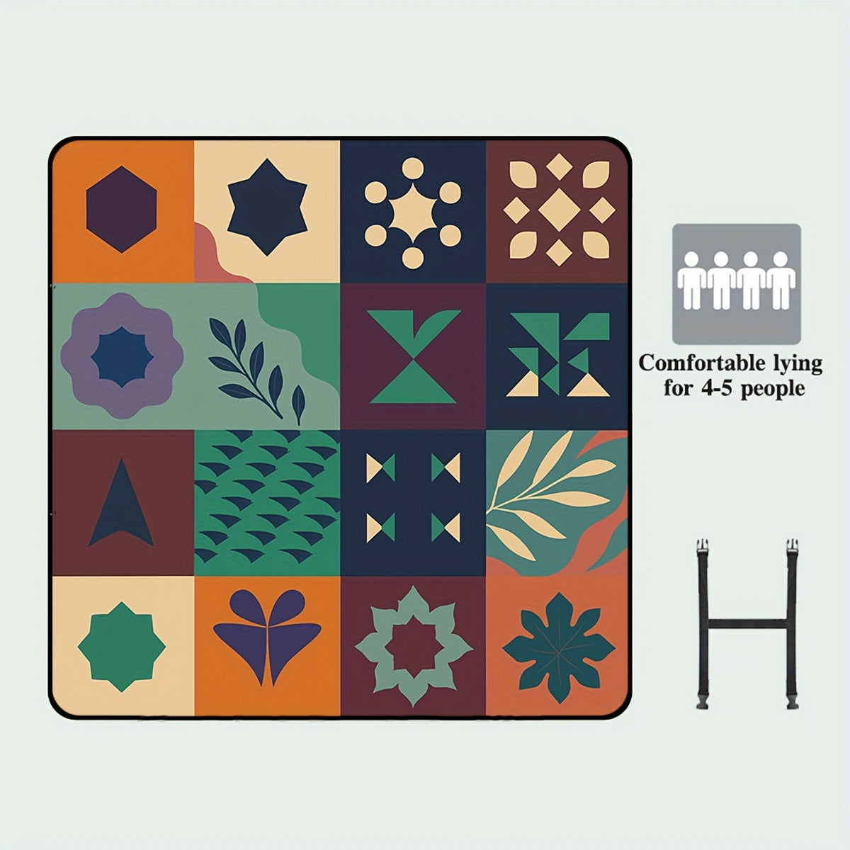 Extra Large Foldable Picnic Blanket