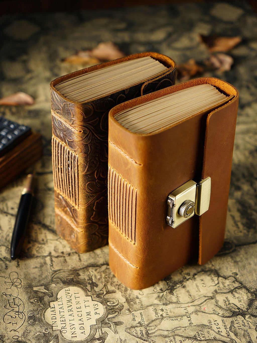 Vintage Journal Cowhide Notebook