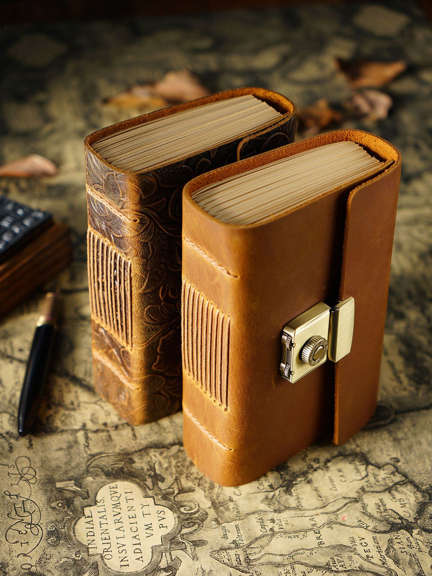 Vintage Journal Cowhide Notebook