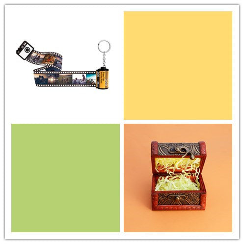 DIY Memory Film Photo Keychain