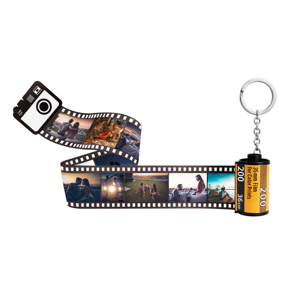 DIY Memory Film Photo Keychain
