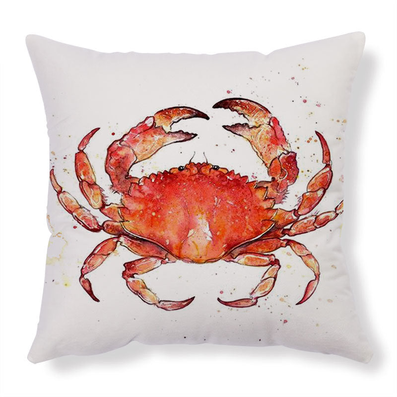 Ocean Life Linen Cushion Cover