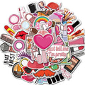 Autocollants de valise de cosmétiques Doodle