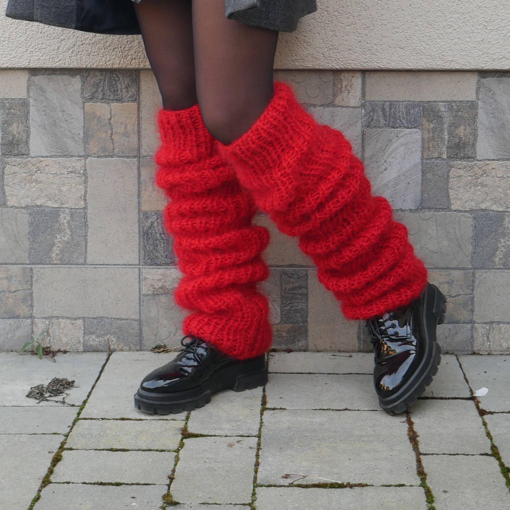 Chaussettes hautes en mohair