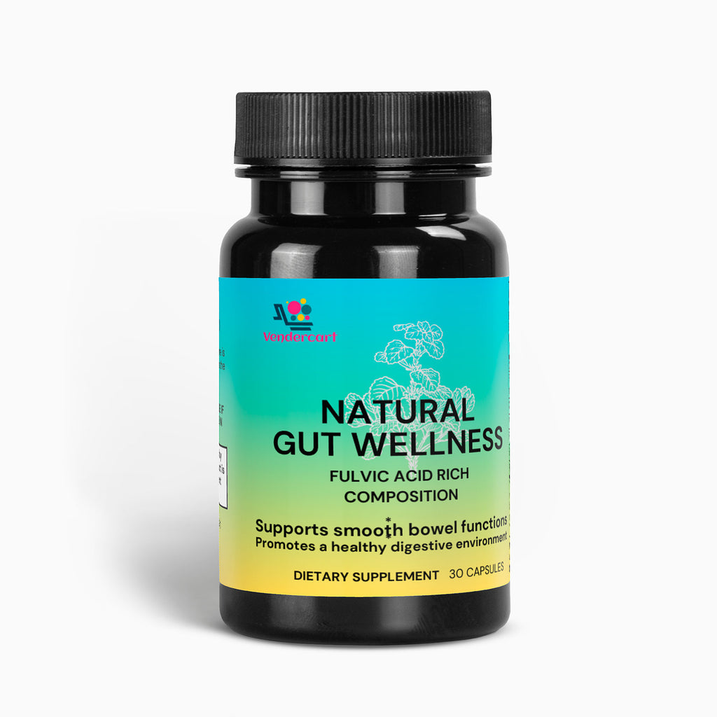 Natural Gut Wellness Capsules with Fulvic Acid