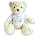 Peluche de luxe personnalisée | T-shirt "Bienvenue au monde 2026"