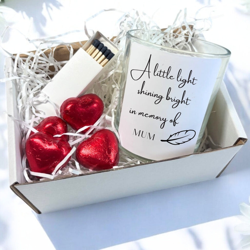 Coffret Cadeau Bougie Commémorative Personnalisée