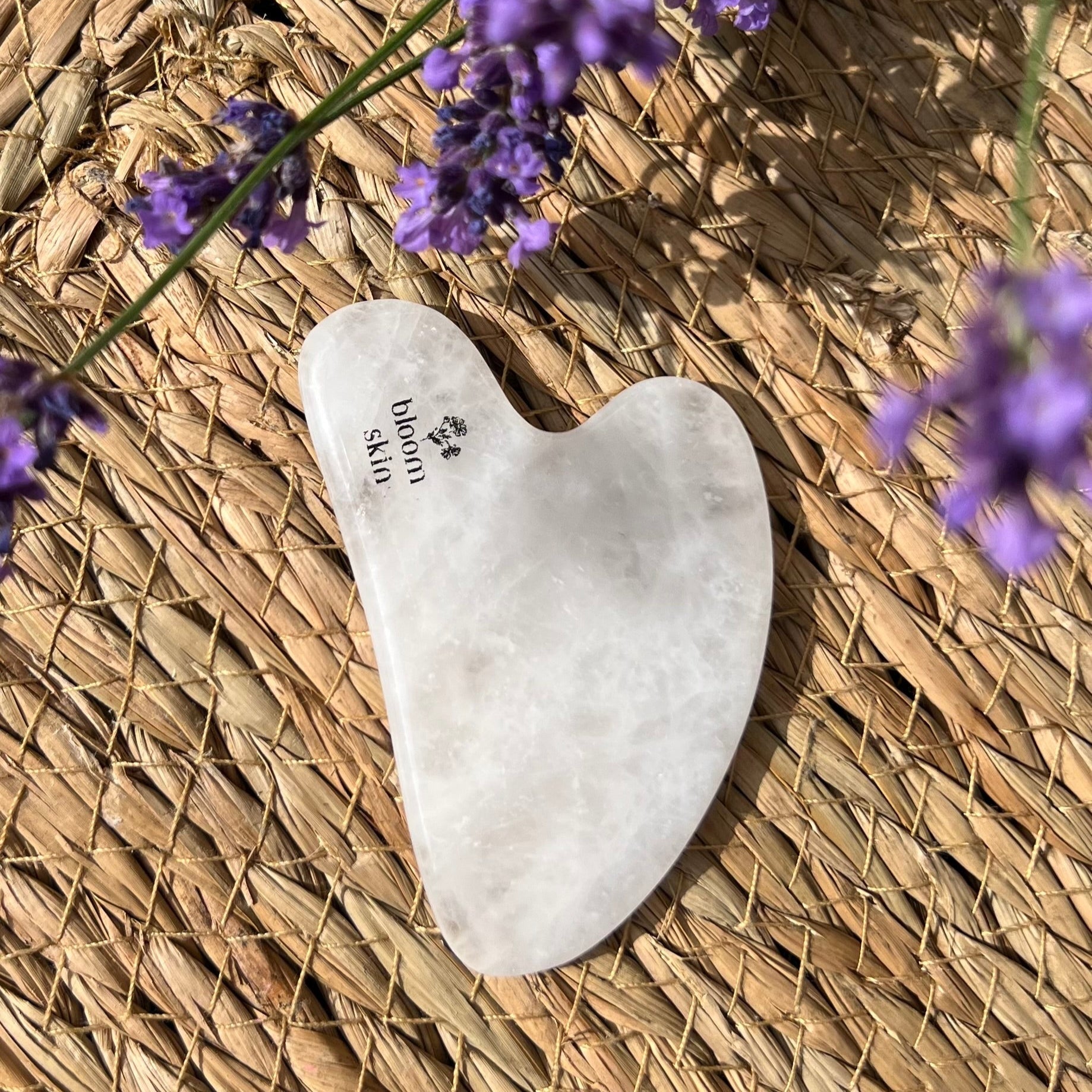 Bloom Skin White Jade Gua Sha