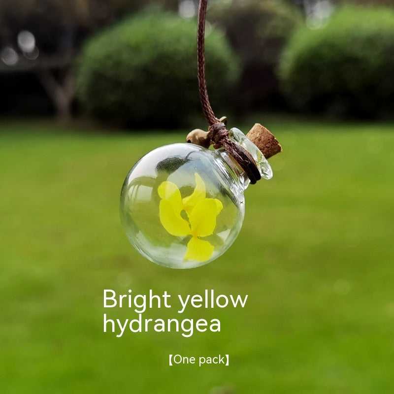 Bouteille de parfum de fleur éternelle pour pendentif de voiture
