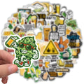 50 Funny Beer Graffiti Stickers To Decorate Luggage Trolley Cases