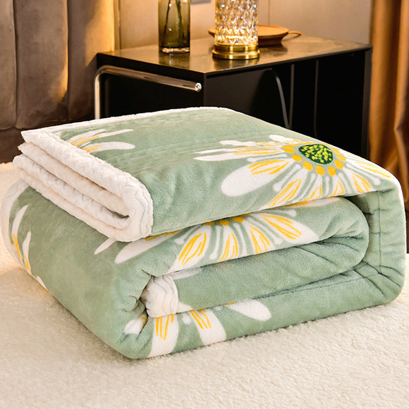 Couverture à trois couches en cachemire