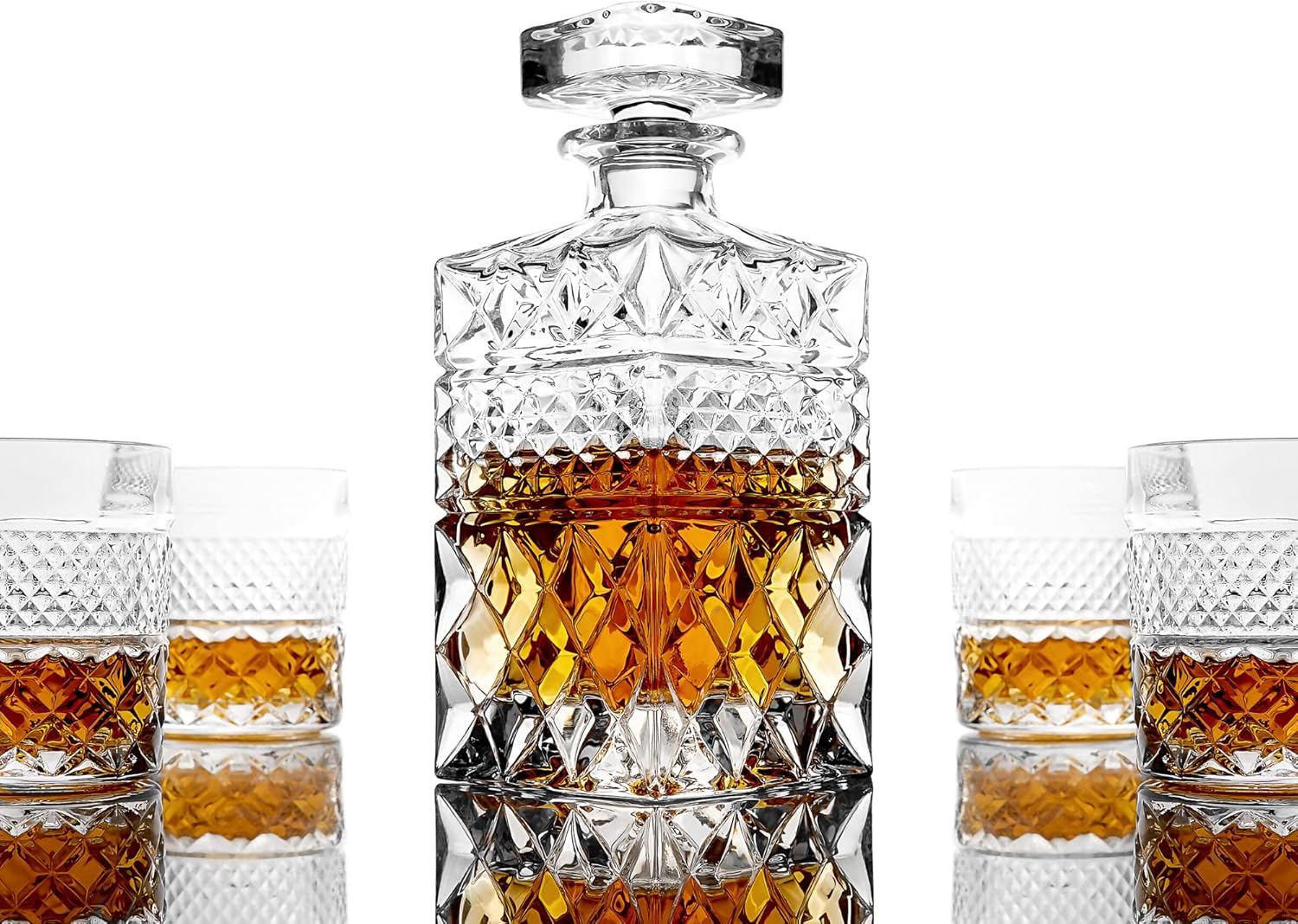 Whiskey Decanter & Glass Set