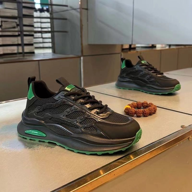 White Laceup Sneakers