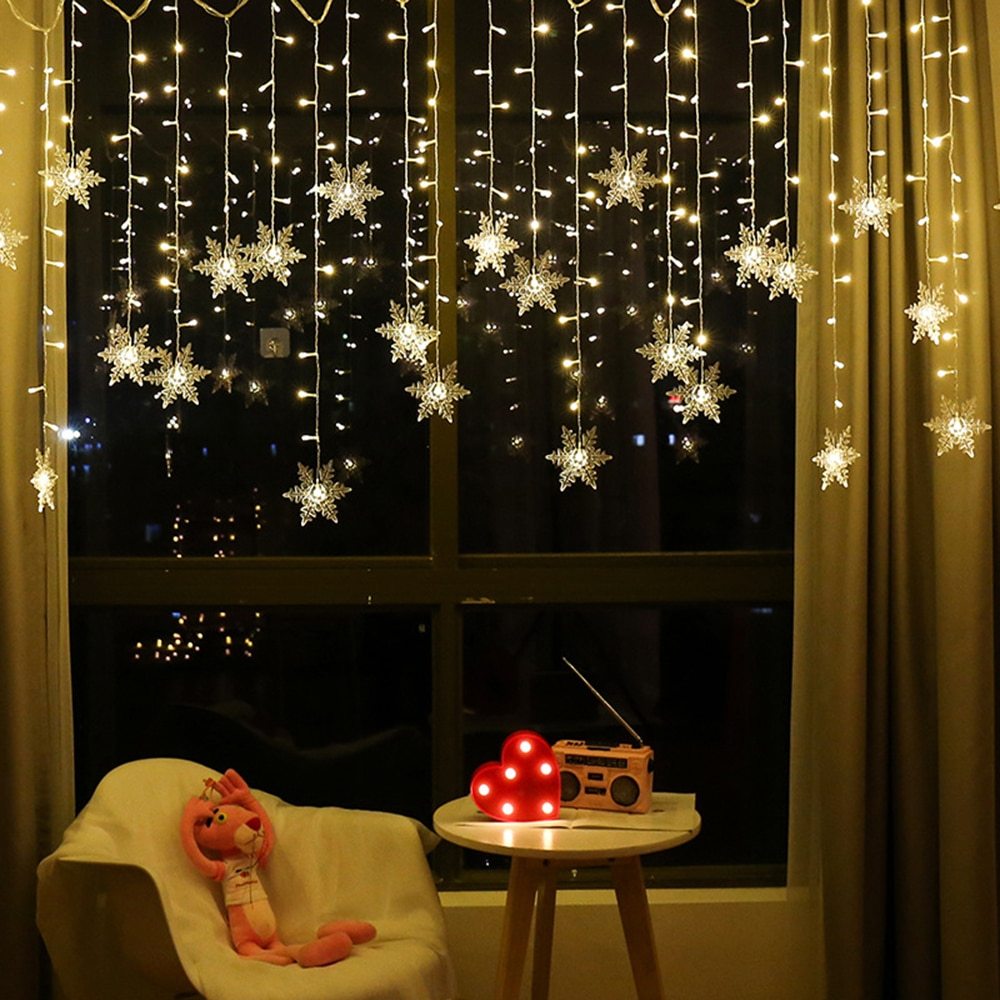 LED Snowflake Hanging Light