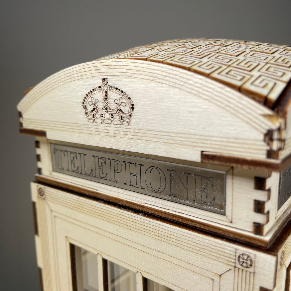 Lampe Cabine Téléphonique - Modèle Pré-Assemblé par Curious Rabbit ®