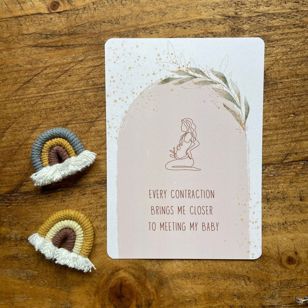 Pregnancy Affirmation Cards | 20 Cards | Calm, Strength & Encouragement
