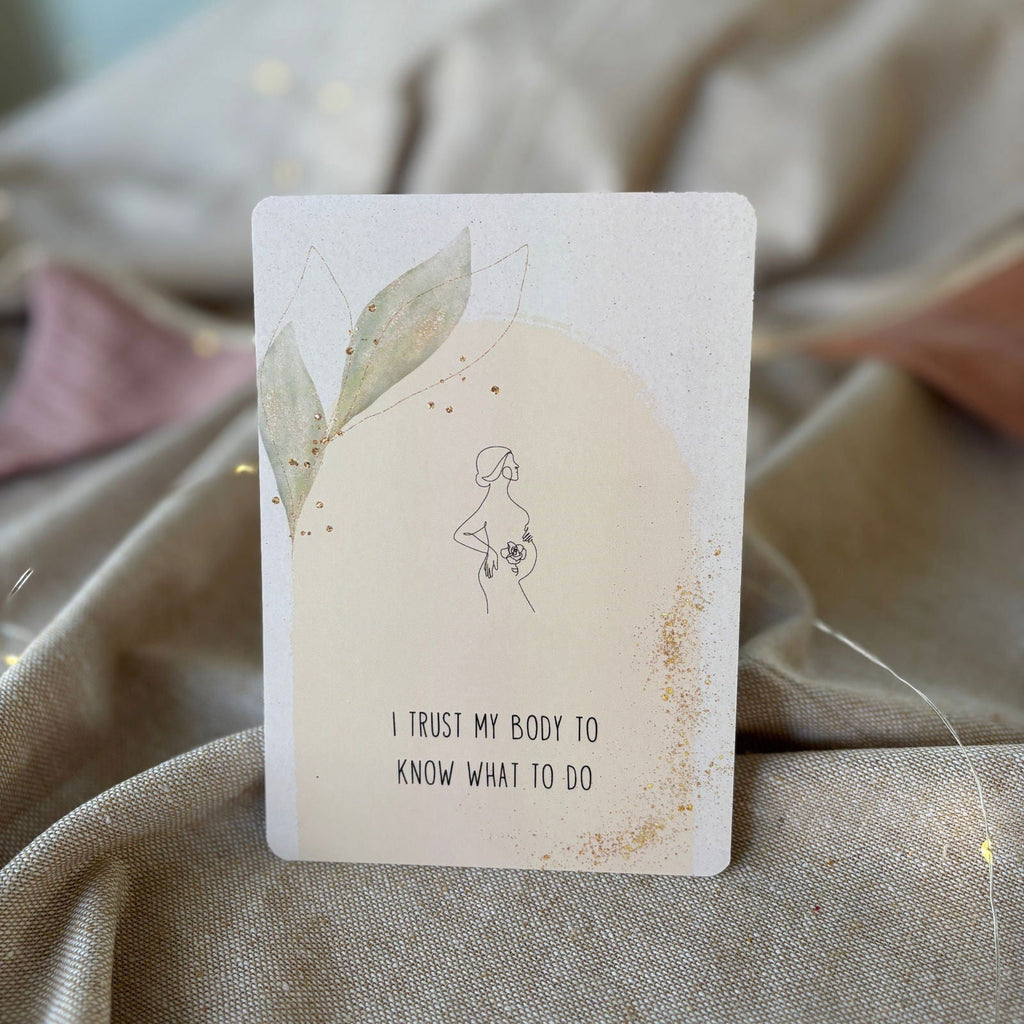 Pregnancy Affirmation Cards | 20 Cards | Calm, Strength & Encouragement
