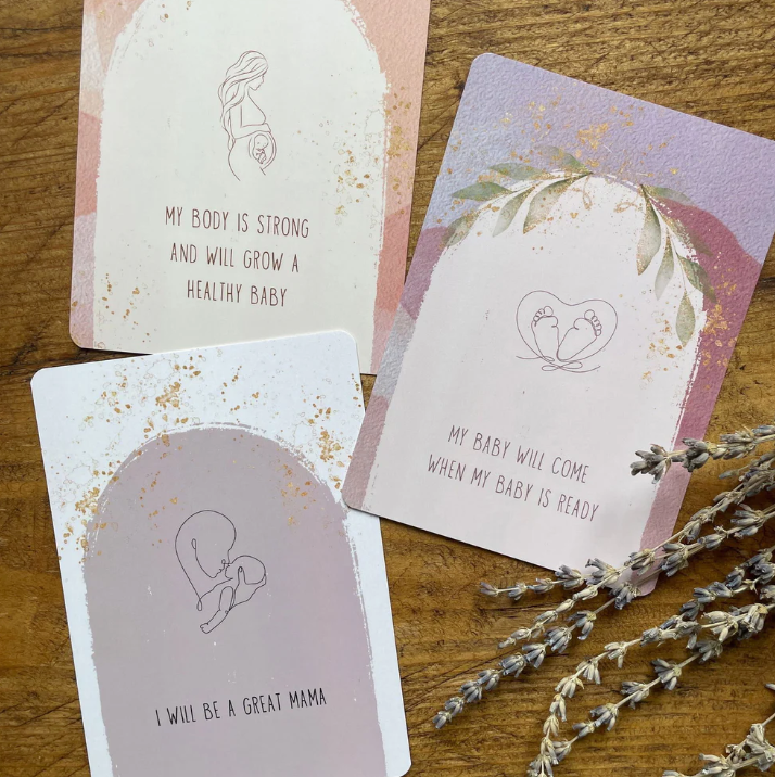 Pregnancy Affirmation Cards | 20 Cards | Calm, Strength & Encouragement