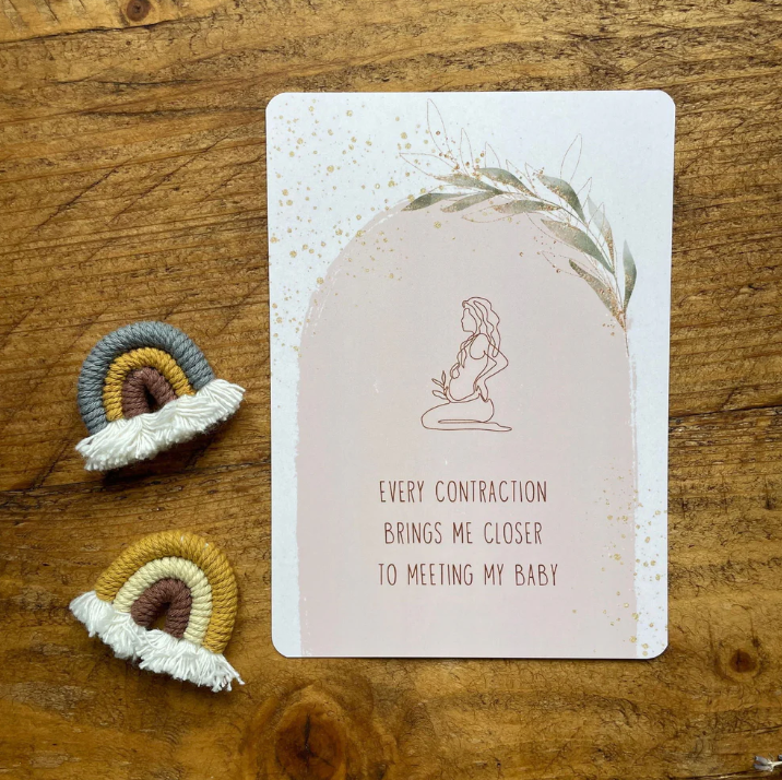 Pregnancy Affirmation Cards | 20 Cards | Calm, Strength & Encouragement