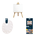 Artist Pack for Beginners | Canvas Boards, Brushes & Palettes