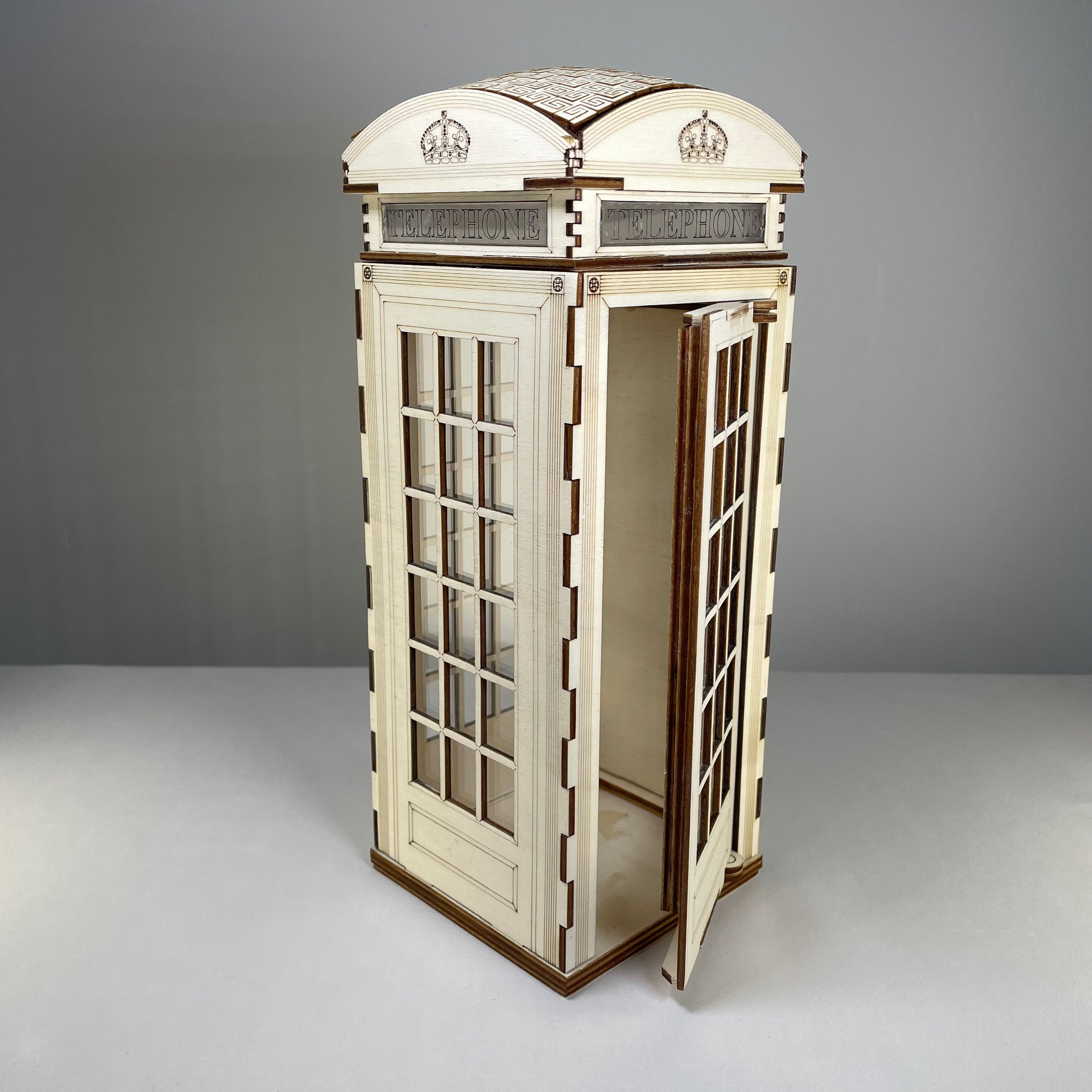 Lampe Cabine Téléphonique - Modèle Pré-Assemblé par Curious Rabbit ®