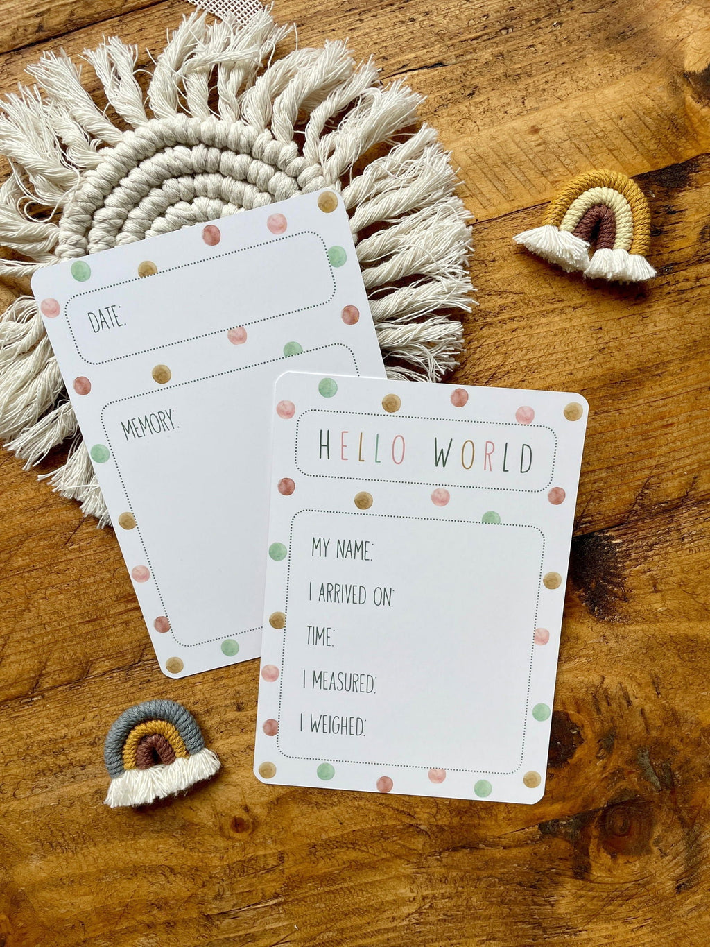 Baby Milestone Cards | 30 Cards