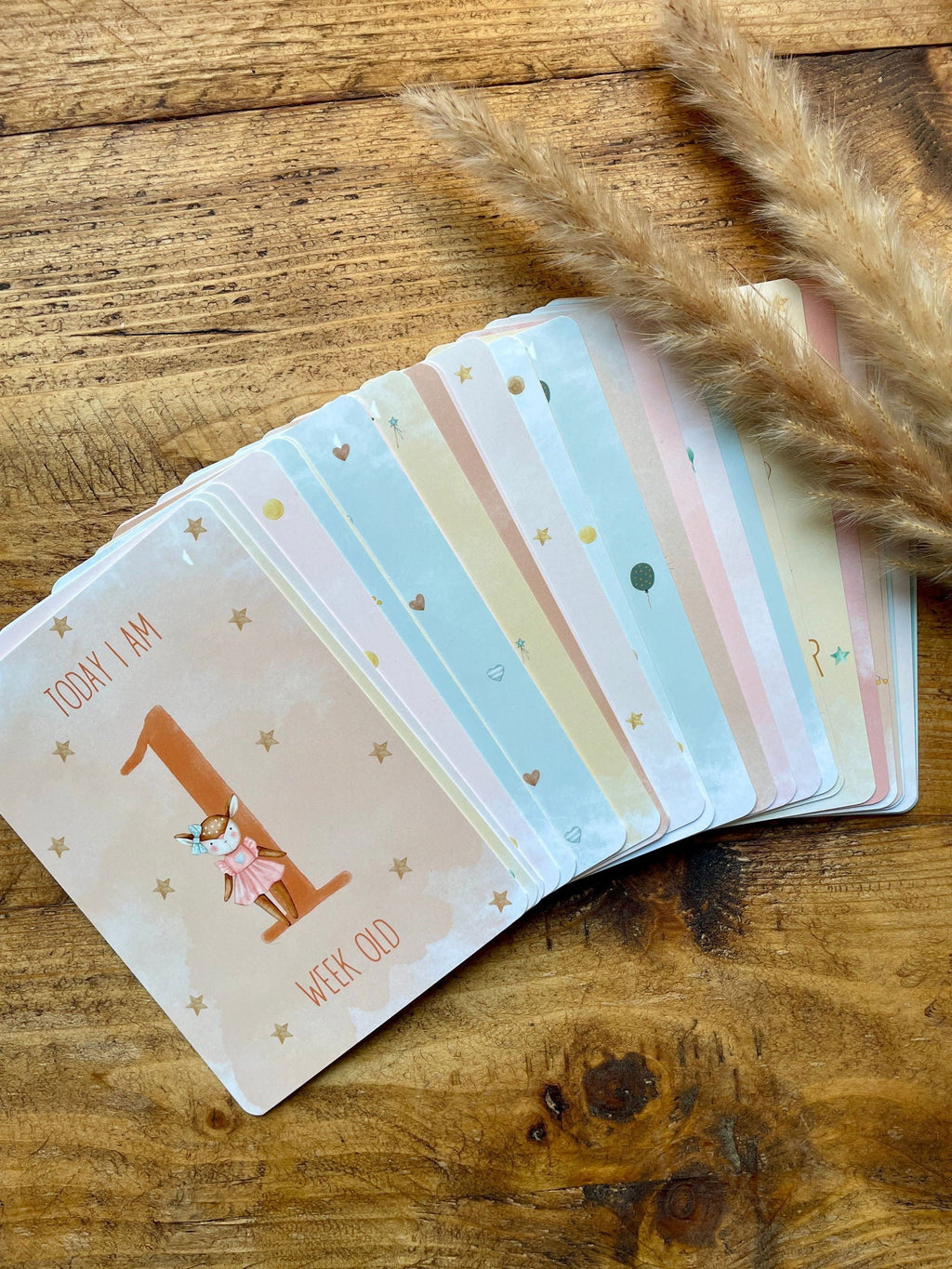 Baby Milestone Cards | 30 Cards